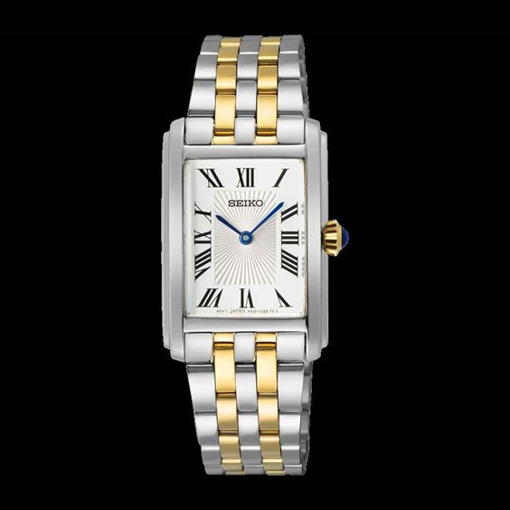 Seiko Orologio Donna Al Quarzo SWR090P1 – Cassa Oro Con Cinturino In Pelle, Vetro Hardlex Antigraffio, Impermeabile 5 Bar - 5